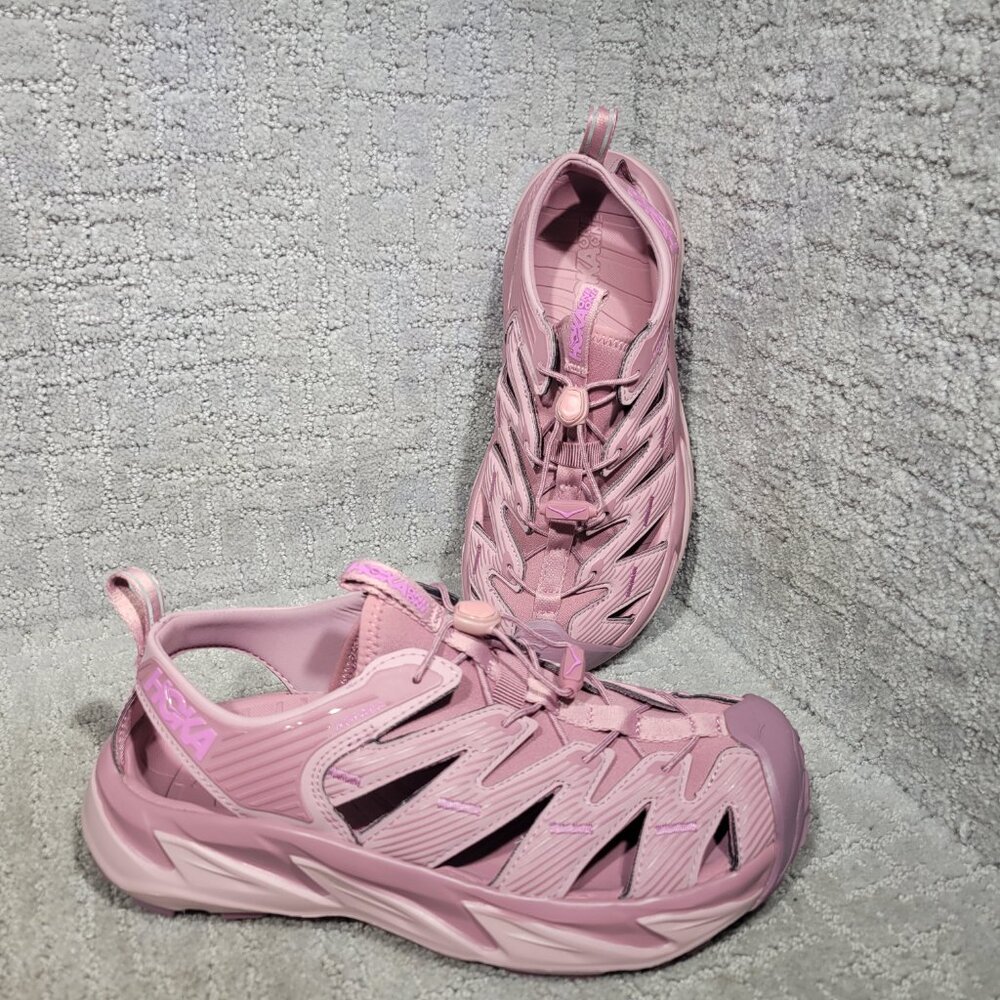 Hoka One One Hopara Women's Size US 8.5 Pale Mauve Synthetic Hiking Sandals. - Picture 9 of 12